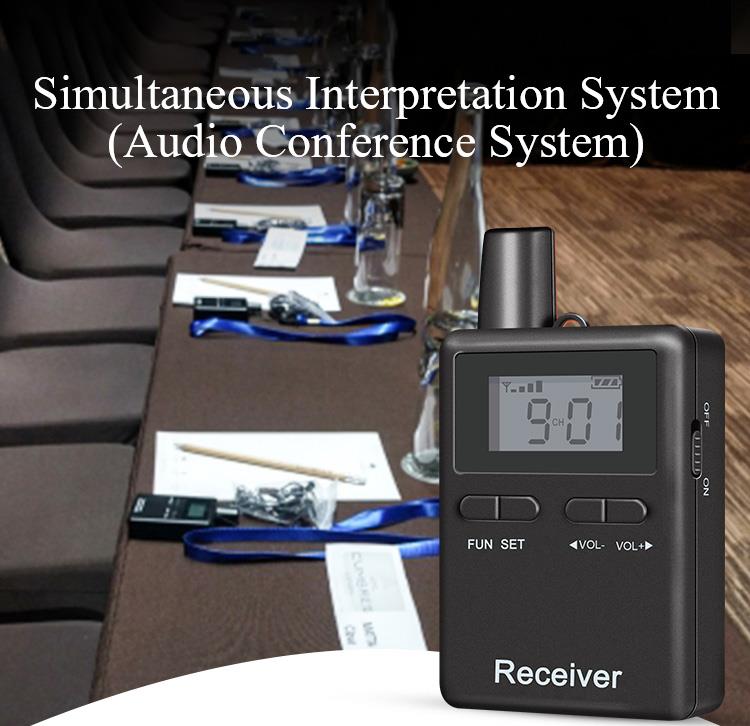 Audio Transmitter Receiver Interpretation Equipment Attrezzature di interpretazione trasmettitore ricevitore audio(图5)